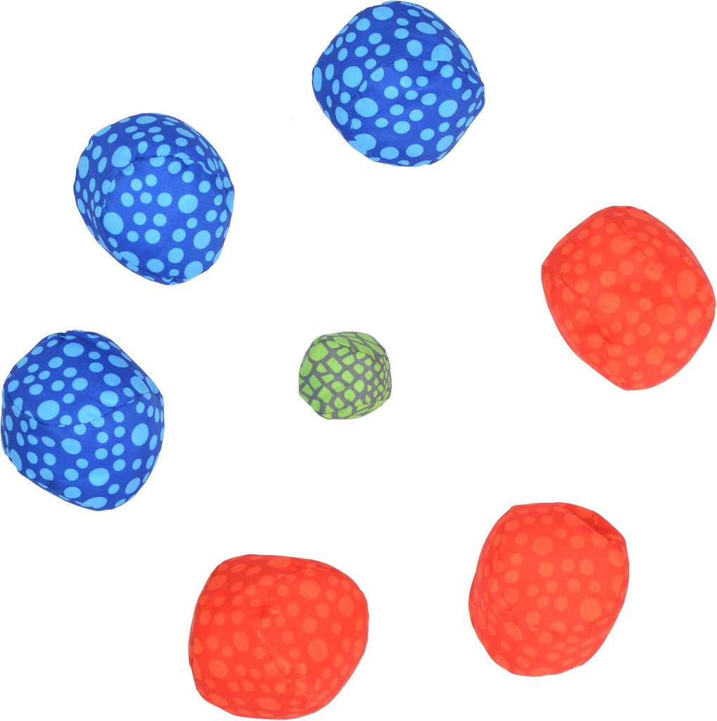 Apollo Funsport - Ocean 5 Extrem Boule - Soft-Boule Set - Dots, Farbe: rot blau