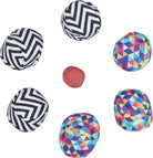 Apollo Funsport - Ocean5 Extreme Boule - Triangel ZicZac Muster, Farbe: schwarz weiß