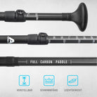 Apollo - Apollo SUP Paddel - 3 teiliges Stechpaddel aus Carbon und Fiberglas - Full Carbon Paddel