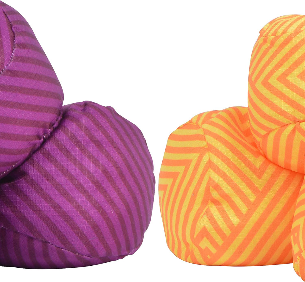 Apollo Funsport - Ocean 5 Extrem Boule - Soft-Boule Set - Lines, Farbe: violett gelb