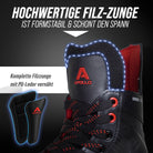 Apollo Funsport - Champion Skate Adjustable - verstellbare Hockey Style Schlittschuhe - Schwarz Rot