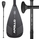Apollo - Apollo SUP Paddel - 3 teiliges Stechpaddel aus Carbon und Fiberglas - Full Carbon Paddel