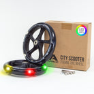 Apollo - 200 mm Ersatzräderset für City Scooter - Phantom / Spectre - LED Schwarz Transparent