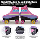 Apollo - Classic Roller Rollschuhe für Kinder und Erwachsene - Dancing Queen LED - L (39-42)