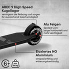 Apollo - Stunt Scooter - Star Pro - HighQuality eloxierter Profi Stunt Scooter - Schwarz