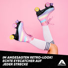 Apollo - Classic Roller Rollschuhe für Kinder und Erwachsene - Dancing Queen LED - L (39-42)