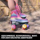 Apollo - Classic Roller Rollschuhe für Kinder und Erwachsene - Dancing Queen LED - L (39-42)