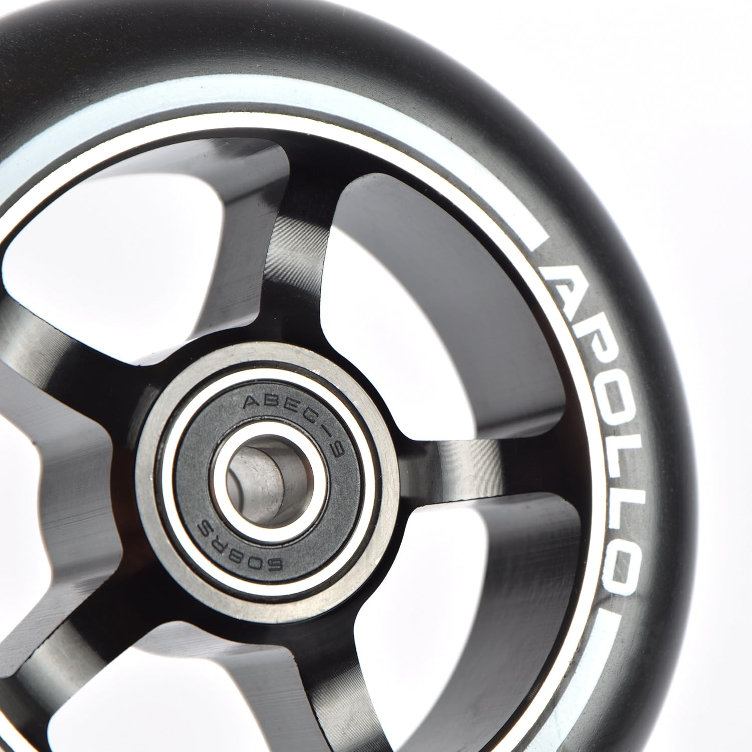 Apollo - Stunt Scooter 100mm ALU / PP Core Wheel Set - Schwarz - ALU Core