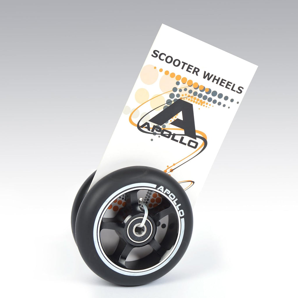 Apollo - Stunt Scooter 100mm ALU / PP Core Wheel Set - Schwarz - ALU Core