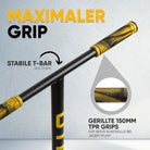 Apollo - Stunt Scooter 'Eagle' - eloxierter Profi Stuntroller mit ABEC 9 Kugellagern - Schwarz Gold