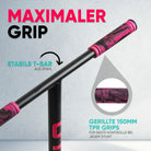 Apollo - Stunt Scooter 'Eagle' - eloxierter Profi Stuntroller mit ABEC 9 Kugellagern - Schwarz Mint Pink