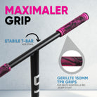 Apollo - Stunt Scooter 'Eagle' - eloxierter Profi Stuntroller mit ABEC 9 Kugellagern - Pink