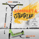Apollo Funsport - Apollo Stuntscooter Gravity - sportlich, funktional und ideal für Beginner - Green