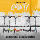 Apollo Funsport - Apollo Stuntscooter Gravity - sportlich, funktional und ideal für Beginner - Green