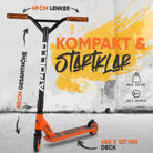 Apollo Funsport - Apollo Stuntscooter Gravity - sportlich, funktional und ideal für Beginner - Orange