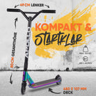 Apollo Funsport - Apollo Stuntscooter Gravity - sportlich, funktional und ideal für Beginner - Rainbow