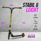 Apollo - Apollo Stunt Scooter "Hawk" - Schwarz Gold