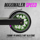 Apollo - Apollo Stunt Scooter "Hawk" - Schwarz Grün