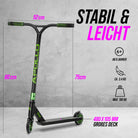 Apollo - Apollo Stunt Scooter "Hawk" - Schwarz Grün