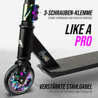 Apollo - Apollo Stunt Scooter "Hawk" - Schwarz Rainbow