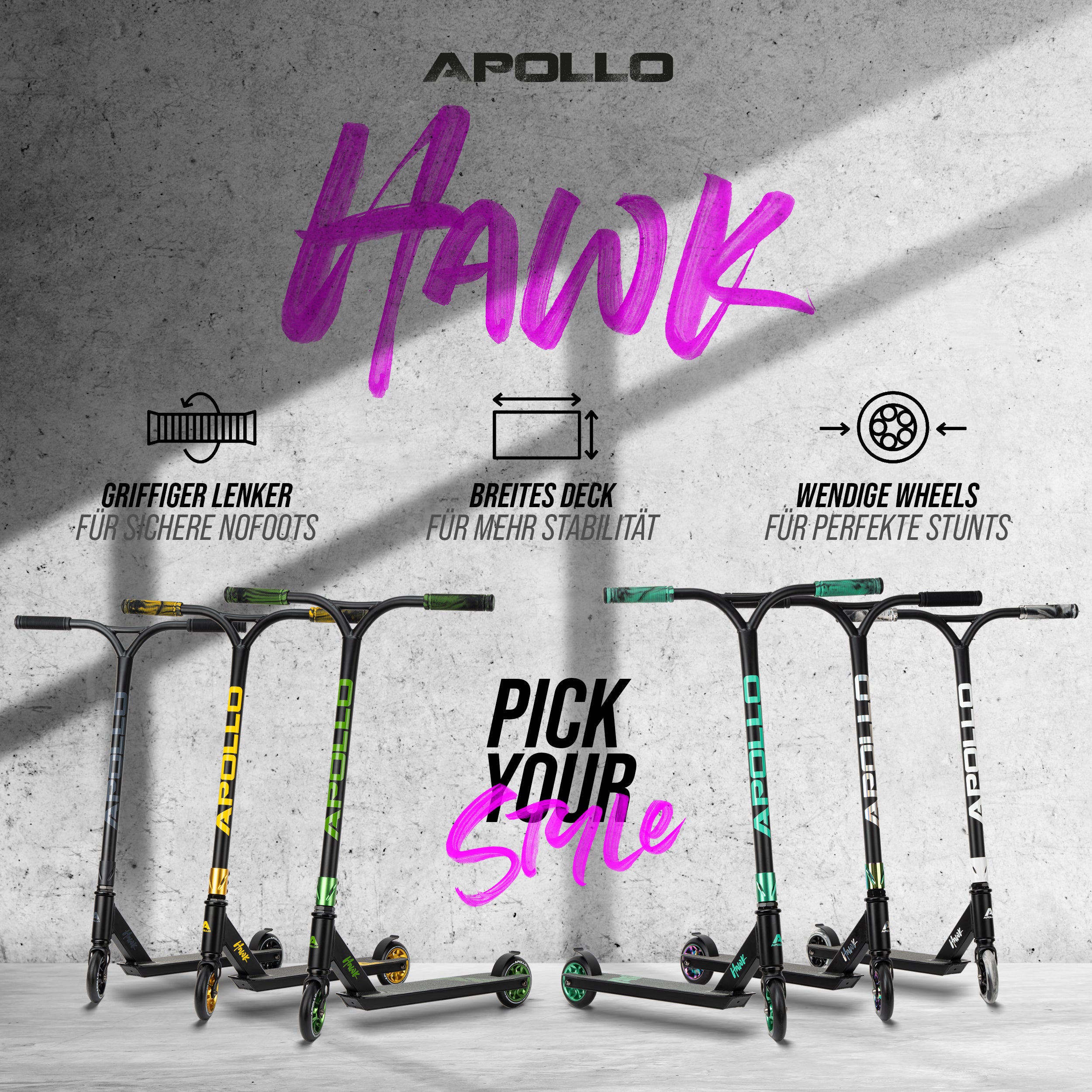 High-End Stunt Scooter Genesis Pro – Apollo Funsport Nederland High-End Stunt Scooter Genesis Pro – Apollo Funsport Nederland