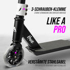 Apollo - Apollo Stunt Scooter "Hawk" - Schwarz Weiß