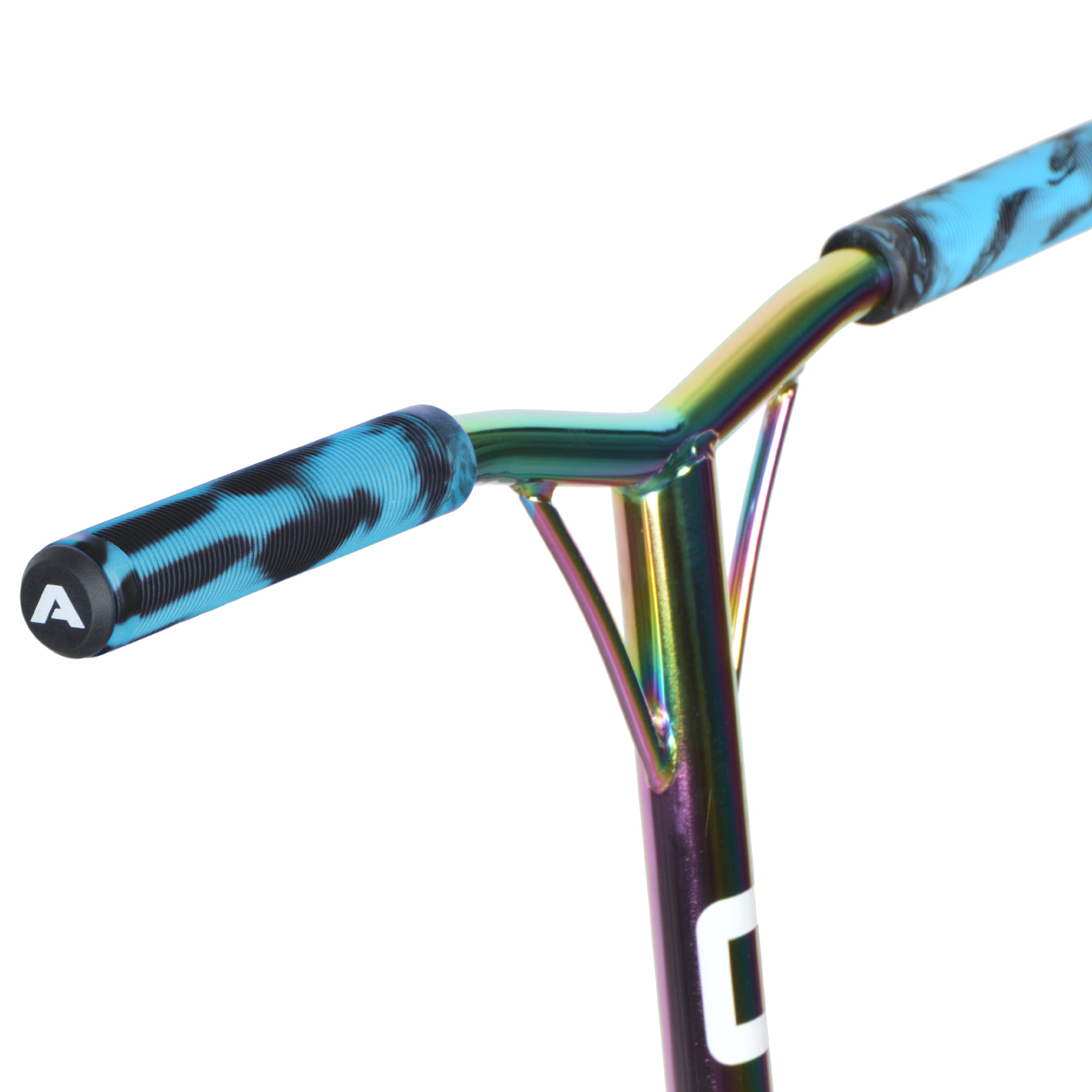 Apollo - Apollo Stunt Scooter Grips 160 mm weiche Lenkergriffe mit Bar Ends - Blau Schwarz