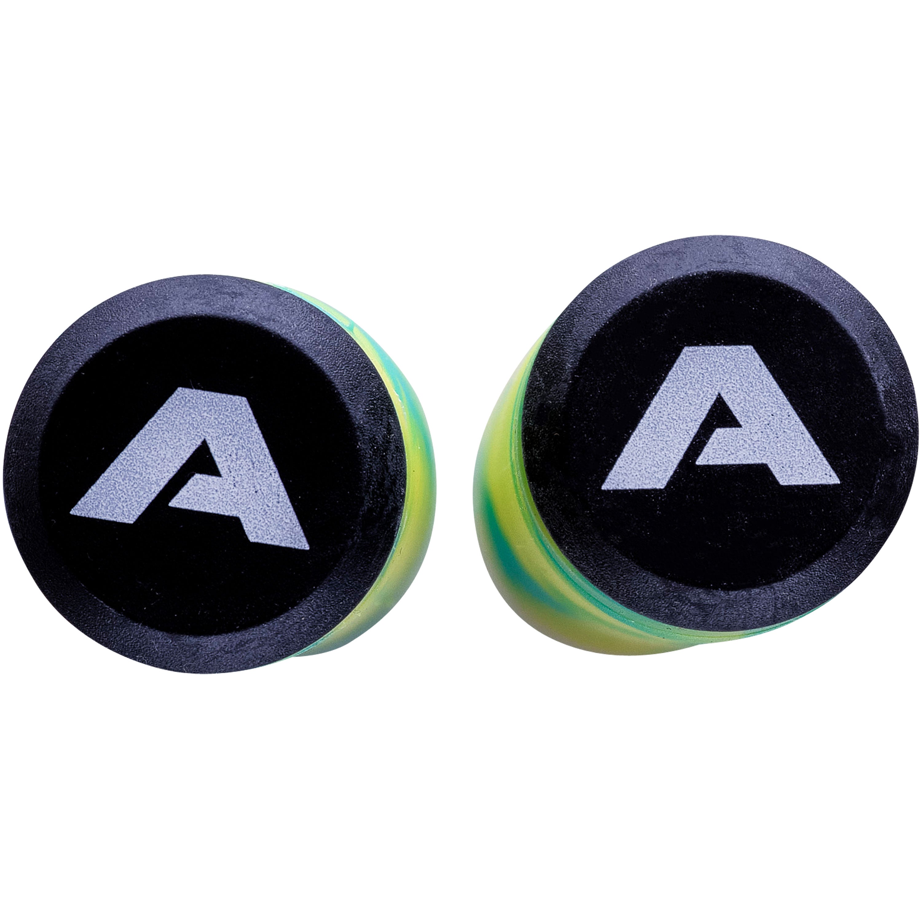 Apollo - Apollo Stunt Scooter Grips 160 mm weiche Lenkergriffe mit Bar Ends - Grün Gelb