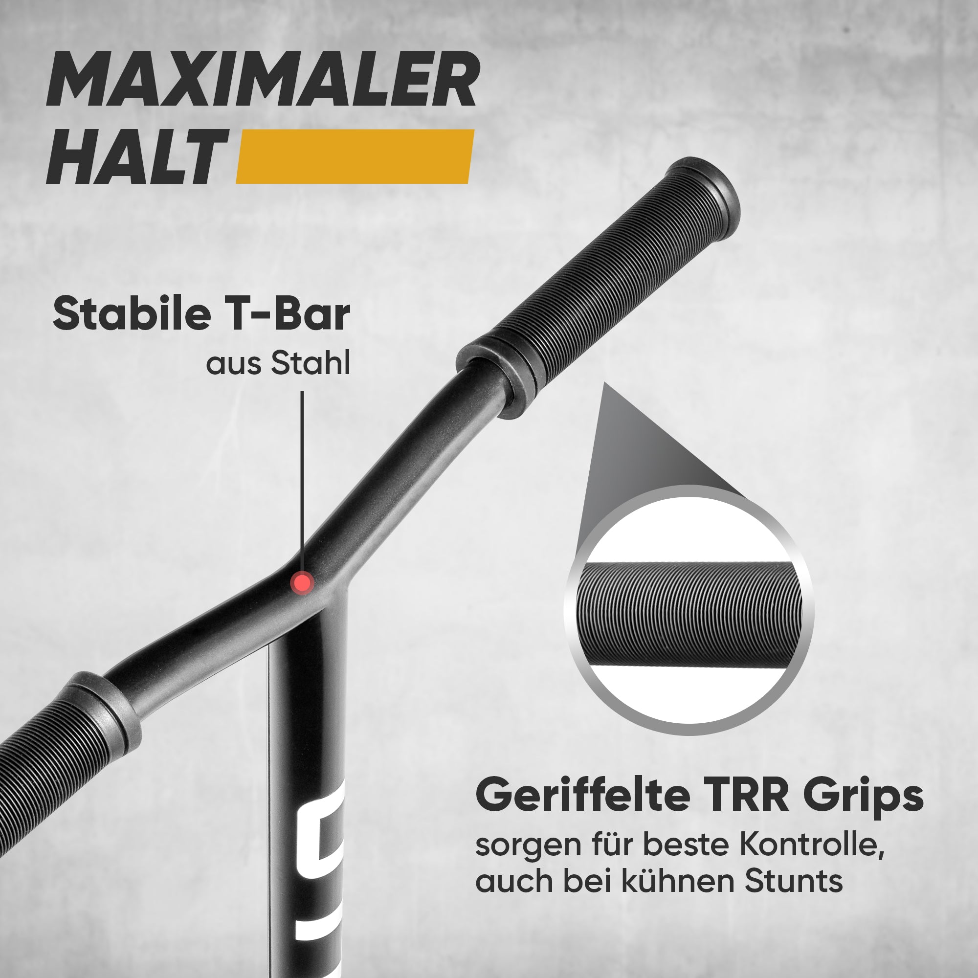 Apollo - Stunt Scooter - Star Pro - HighQuality eloxierter Profi Stunt Scooter - Gold