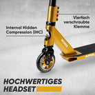 Apollo - Stunt Scooter - Star Pro - HighQuality eloxierter Profi Stunt Scooter - Gold