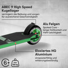 Apollo - Stunt Scooter - Star Pro - HighQuality eloxierter Profi Stunt Scooter - Grün