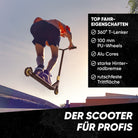 Apollo - Stunt Scooter - Star Pro - HighQuality eloxierter Profi Stunt Scooter - Schwarz Gold