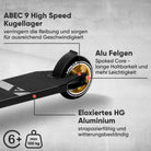 Apollo - Stunt Scooter - Star Pro - HighQuality eloxierter Profi Stunt Scooter - Schwarz Gold