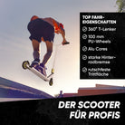 Apollo - Stunt Scooter - Star Pro - HighQuality eloxierter Profi Stunt Scooter - Weiß Gold
