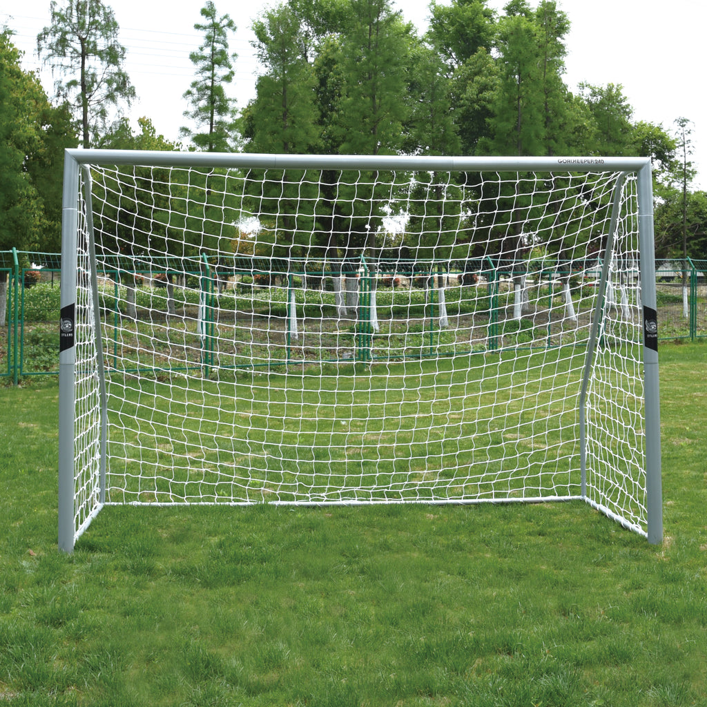 Apollo Funsport - Goalkeeper Stahltor -XXL Fußballtor aus Metall - 240 cm