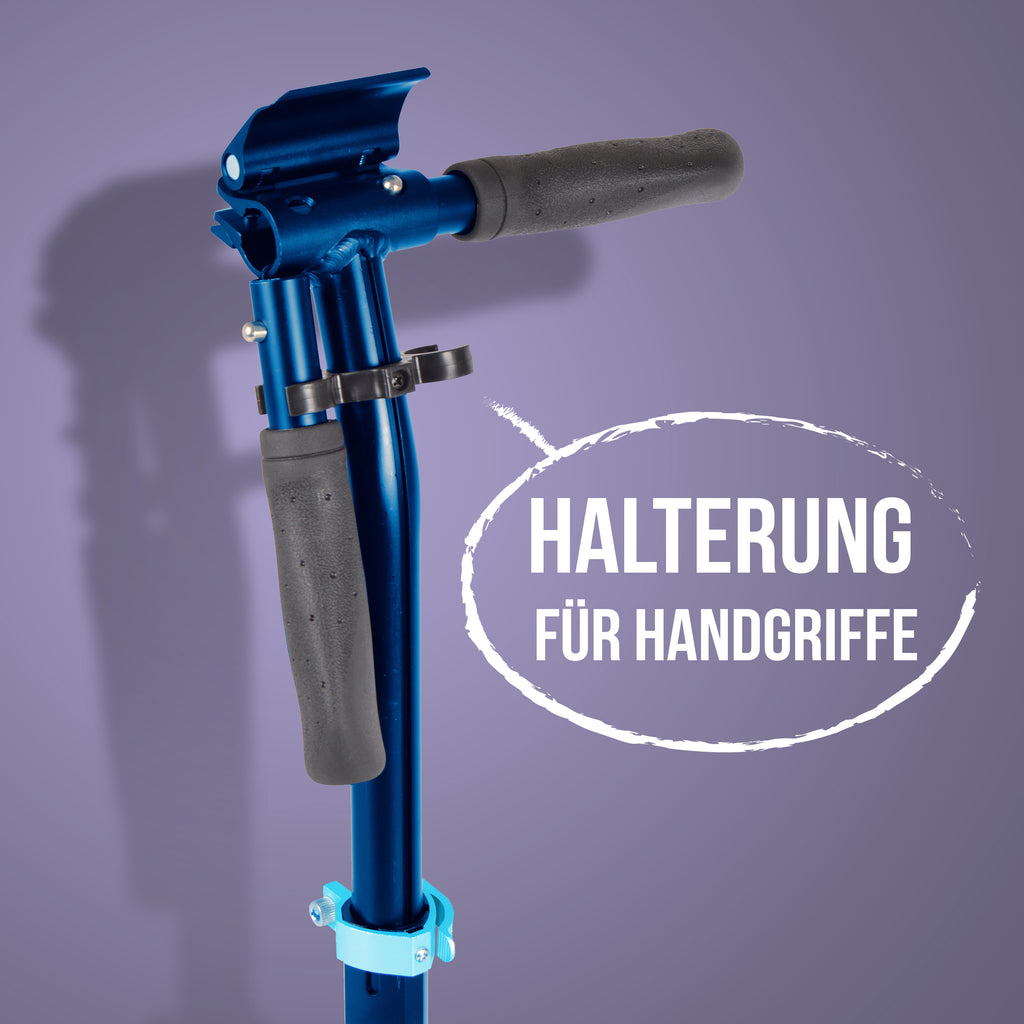 Apollo - Apollo Scooter - "Hurricane" City-Scooter mit Federung - Blau Bunt