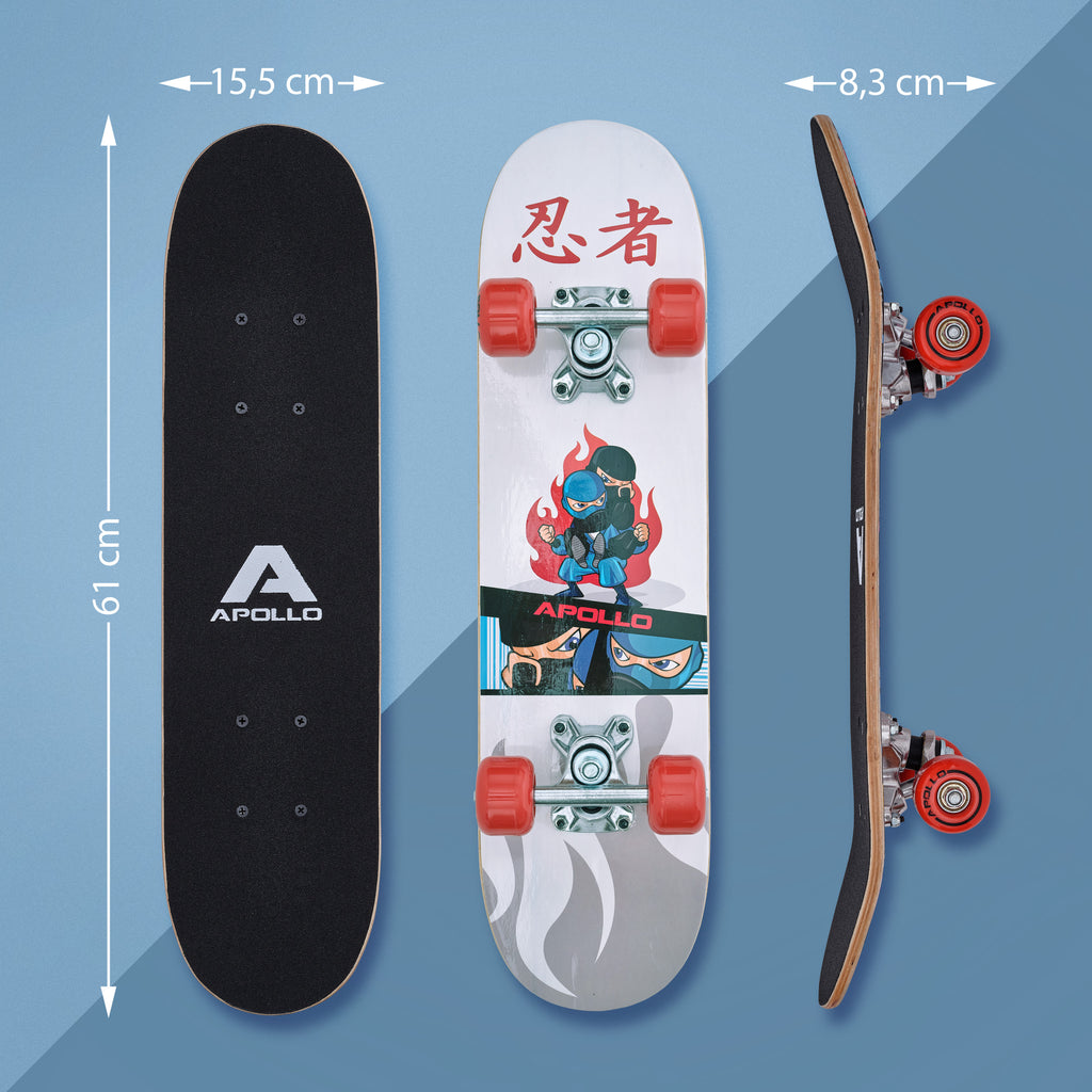 Apollo - Kinder Skateboard - Ninja - 61 cm -