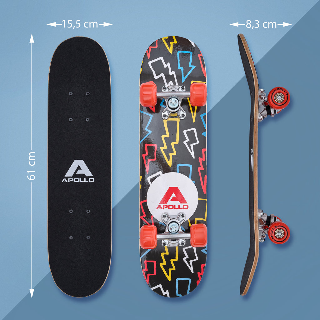 Apollo - Kinder Skateboard - Flash - 61 cm -