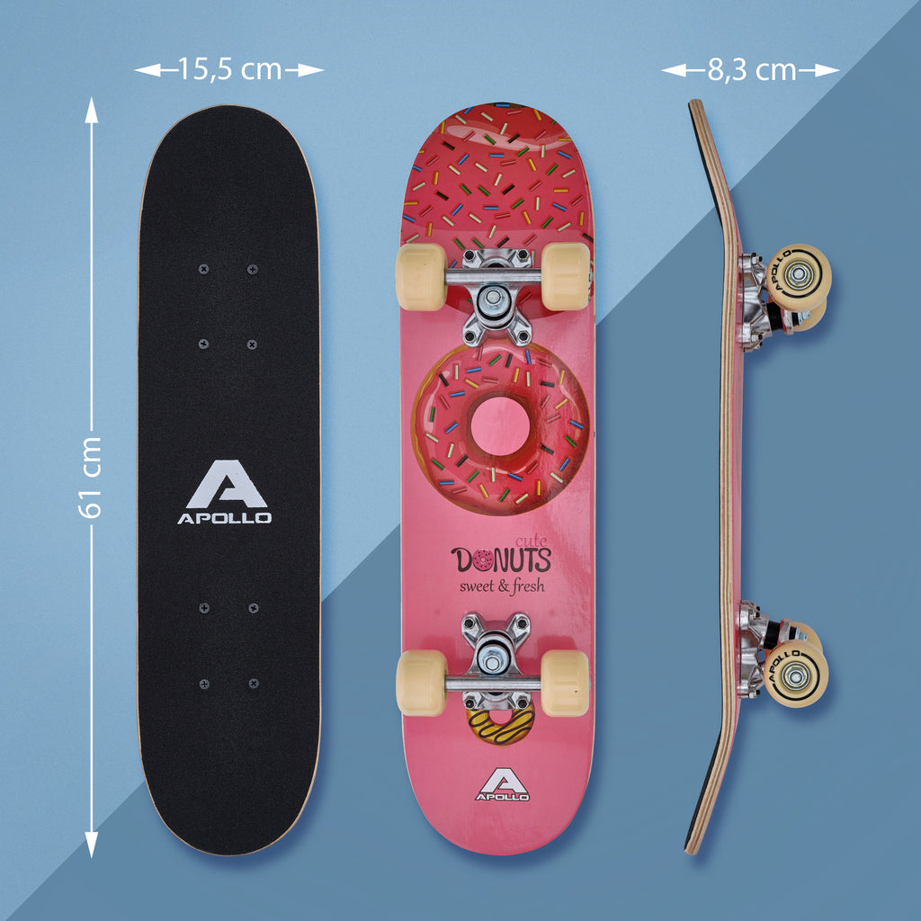 Apollo - Kinder Skateboard - Donut - 61 cm -