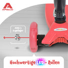 Apollo - Apollo Kinderroller Kids Whiz LED - in verschiedenen Farben - Rot