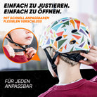 Apollo - Skatehelm, Multi Sport Helm Herren, Damen, Kinder, Kinderfahrradhelm verstellbar - Triangle