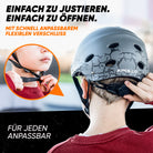 Apollo - Skatehelm, Multi Sport Helm Herren, Damen, Kinder, Kinderfahrradhelm verstellbar - Cracked