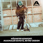 Apollo - Skatehelm, Multi Sport Helm Herren, Damen, Kinder, Kinderfahrradhelm verstellbar - Stars