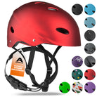 Apollo - Skatehelm, Multi Sport Helm Herren, Damen, Kinder, Kinderfahrradhelm verstellbar - Liquid Red