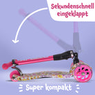 Apollo - Apollo Kinderroller Kids Whiz LED - in verschiedenen Farben - Blumenmuster