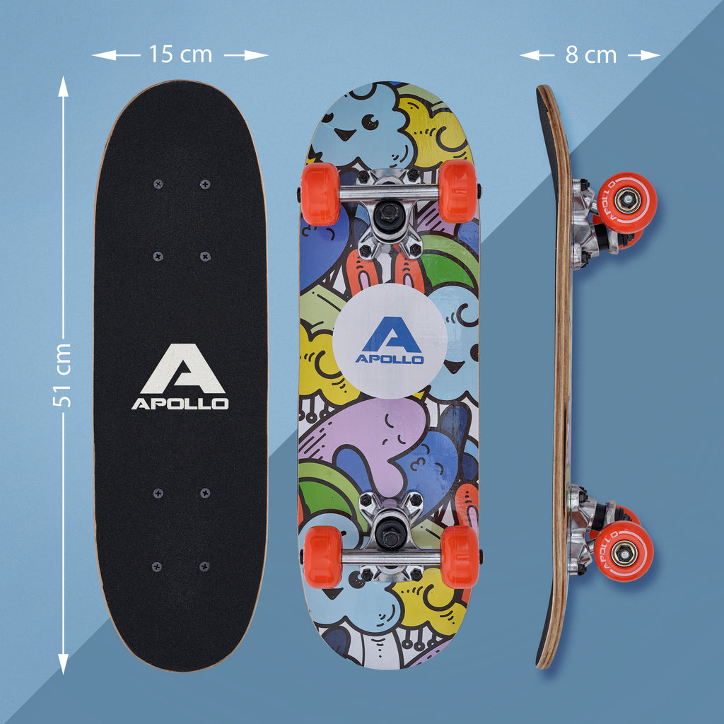 Apollo - Kinder Skateboard - Fluffy - 51 cm -