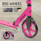 Apollo - Klappbarer City Roller "Artemis" höhenverstellbarer Tretroller für Kinder & Jugendliche - Pink