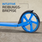 Apollo - Klappbarer City Roller "Artemis" höhenverstellbarer Tretroller für Kinder & Jugendliche - Blau