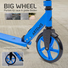 Apollo - Klappbarer City Roller "Artemis" höhenverstellbarer Tretroller für Kinder & Jugendliche - Blau