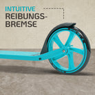 Apollo - Klappbarer City Roller "Artemis" höhenverstellbarer Tretroller für Kinder & Jugendliche - Mint